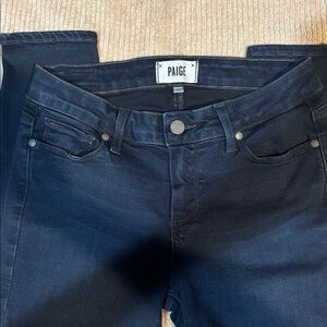 PAIGE Verdugo Ankle Skinny Jeans Dark Wash Stretch Denim Women’s